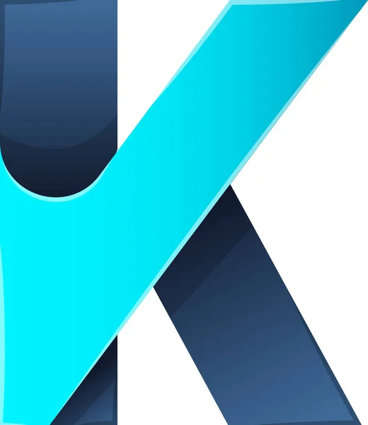 Abstrakcyjna Litera Logo Ilustracja Modnym Minimalnym Stylu Izolowane Tle — Wektor stockowy