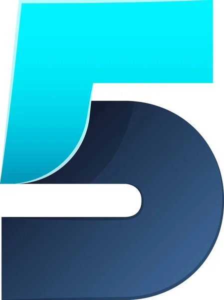 Abstraktní Písmeno Logo Ilustrace Módním Minimálním Stylu Izolované Pozadí — Stockový vektor