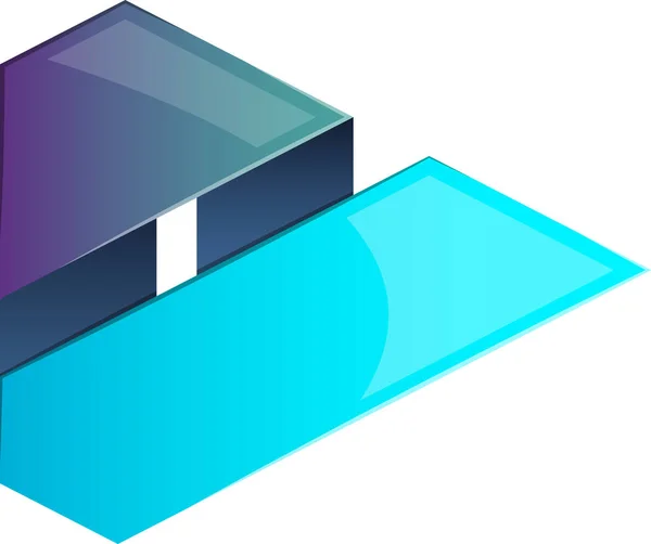 Abstract Afspeelknop Logo Illustratie Trendy Minimale Stijl Geïsoleerd Achtergrond — Stockvector