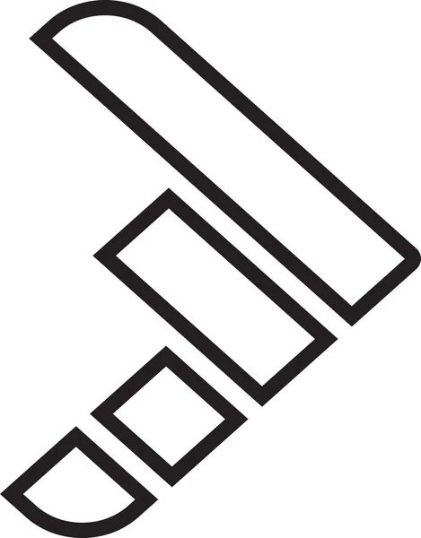 Illustrazione Astratta Del Logo Del Pulsante Riproduzione Stile Trendy Minimale — Vettoriale Stock