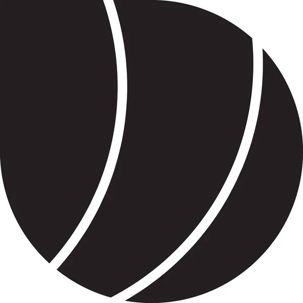 Abstraktní Logo Kapky Vody Ilustrace Módním Minimálním Stylu Izolované Pozadí — Stockový vektor