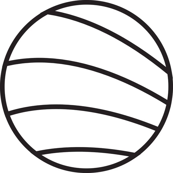 Ilustración Abstracta Círculo Logotipo Línea Estilo Moderno Minimalista Aislado Sobre — Archivo Imágenes Vectoriales