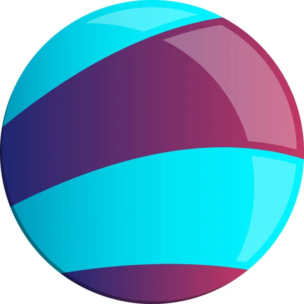 Abstract Cirkel Lijn Logo Illustratie Trendy Minimale Stijl Geïsoleerd Achtergrond — Stockvector
