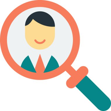 büyüteç ve iş arama illüstrasyonları arka planda izole edilmiş minimal biçimdeName