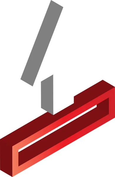 Ladda Upp Illustration Isometrisk Stil Isolerad Bakgrunden — Stock vektor