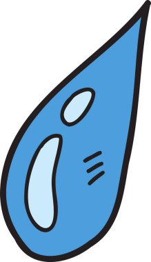 Arka planda el çizimi su çizimi izole