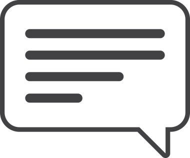 Arkaplanda izole edilmiş en az biçimdeki ileti kutuları ve sohbetler