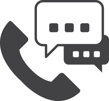 Arkaplanda en az biçimdeki çağrı merkezi illüstrasyonu izole edildi