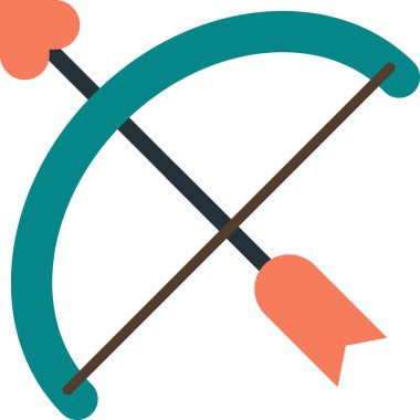 Arkaplanda en az düzeyde kalp illüstrasyonuna sahip ok izole edildi