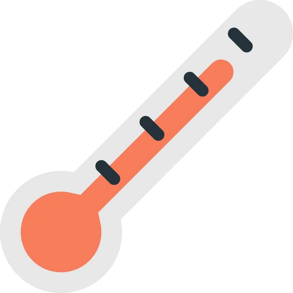 Thermometer Voor Ziekenhuis Illustratie Minimale Stijl Geïsoleerd Achtergrond — Stockvector