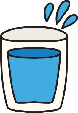 El Çizimi Temiz cam çizimi Arka planda izole