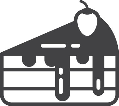 Çilekli çikolatalı pasta arka planda en az izole edilmiş şekilde resmedilmiş