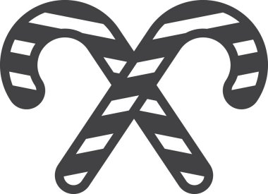 Arka planda izole edilmiş minimal şekerlemeler