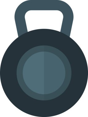 arkaplanda izole edilmiş minimum biçimdeki dambıl illüstrasyonu