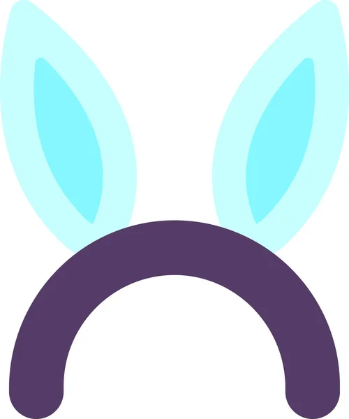 Headband Rabbit Ears Illustration Minimal Style Isolated Background — Διανυσματικό Αρχείο