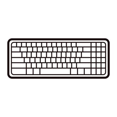 Arkaplanda karalama biçiminde kablosuz klavye izole edildi