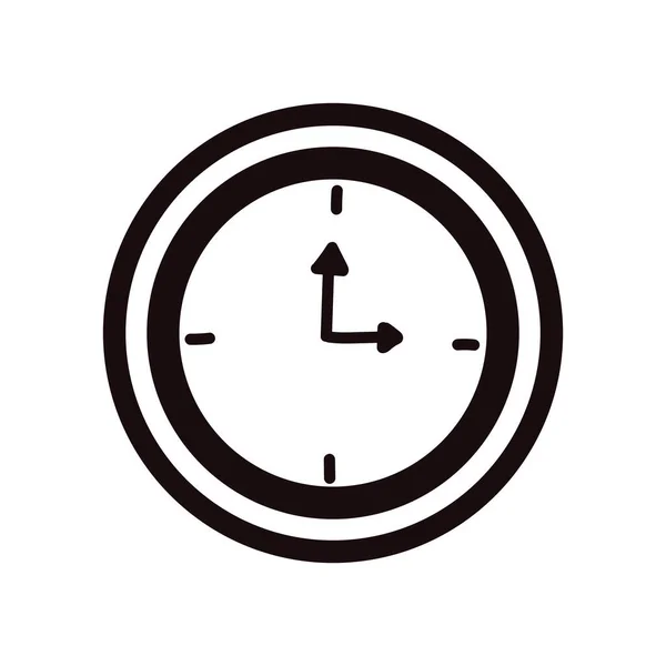 Çizimi Kronometre Arka Planda Izole Edildi — Stok Vektör