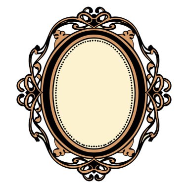 Arkaplanda izole edilmiş düz çizgi sanat tarzında vintage logo