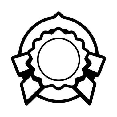 Arkaplanda izole edilmiş düz çizgi sanat tarzında vintage logo