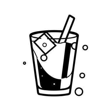 Arka planda karalama tarzında el yapımı ferahlatıcı meyve suyu izole edilmiş