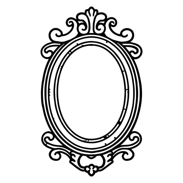 Logotipo Vintage Estilo Arte Linha Plana Isolado Fundo — Vetor de Stock