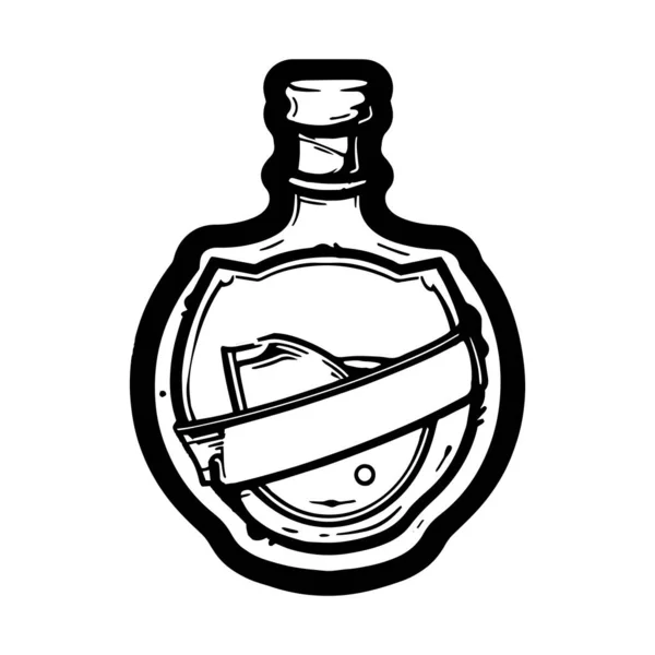 Vintage Logo Stylu Płaskiej Linii Sztuki Izolowane Tle — Wektor stockowy
