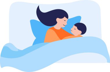 El yapımı anne arka planda izole edilmiş bir şekilde çocuğunu mutlu bir şekilde kucaklıyor.