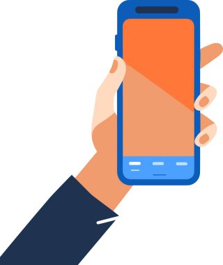 UX UI düz biçimli tableti arkaplanda tutarken izole