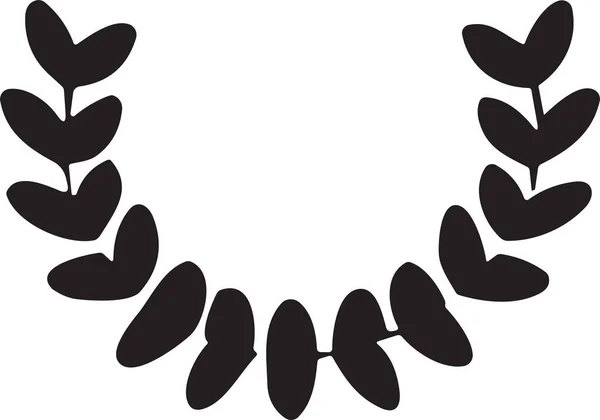Logotipo Floral Dibujado Mano Para Decoración Aislada Sobre Fondo — Archivo Imágenes Vectoriales
