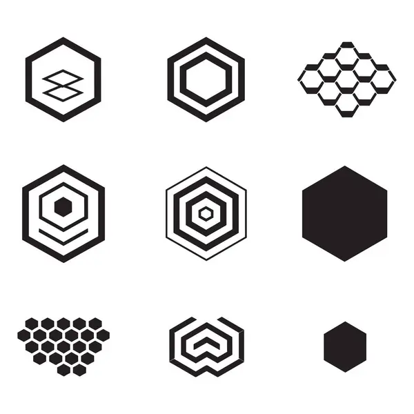 Bin Och Honeycombs Logotyp Eller Bricka Vintage Stil Isolerad Bakgrund — Stock vektor