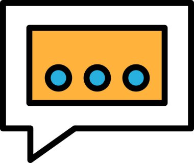 Ortasında üç nokta olan bir sohbet baloncuğunun siyah beyaz görüntüsü. İletişim ve bağlantı kavramı