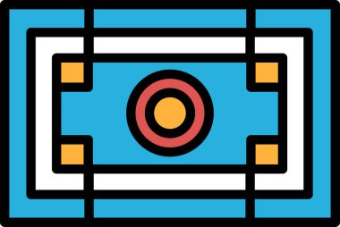 Ortasında daire olan bir doların siyah beyaz görüntüsü. Görüntü minimalist bir stile sahiptir ve basitlik ve değer duygusu taşır