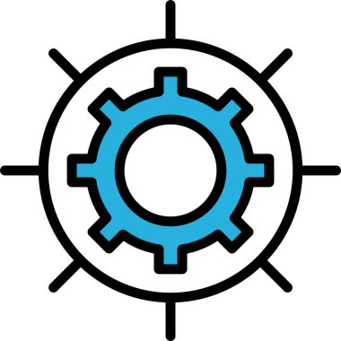 Bir dişlinin siyah beyaz görüntüsü. Dişliler makine ve diğer mekanik sistemlerde sıklıkla kullanıldığı için, hassasiyet ve düzen kavramı