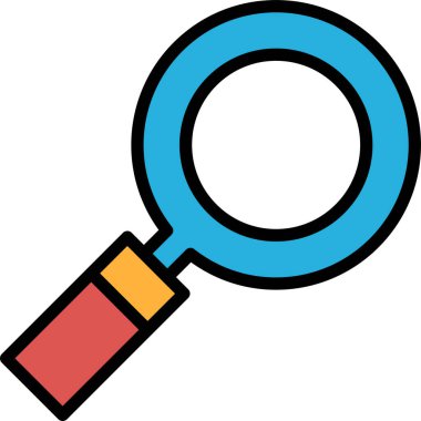 Bir büyüteç siyah ve beyaz olarak gösterilir. Büyüteç genellikle küçük detayları incelemek ve gizli bilgileri açığa çıkarmak için kullanıldığı için, merak ve keşif kavramı