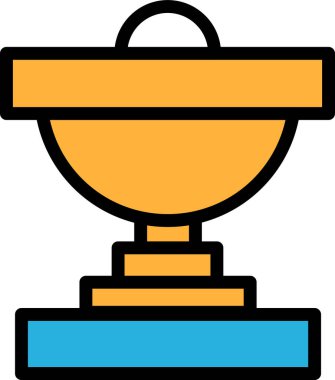 Beyaz kenarlı siyah beyaz bir kâse çizimi. Kase bir kaidede duruyor.