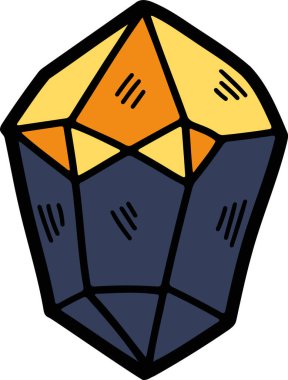 Sanat tarzında çizilmiş kaya ve minerallerin çizdiği bir el..