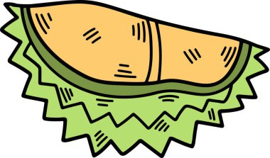 Bir el çizimi Durian stiliyle nefis bir çizim