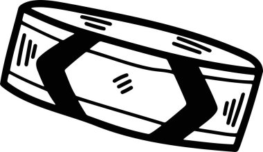 Bir kolye illüstrasyonu. El çizimi.