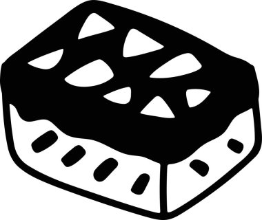 Lezzetli ekmek ve kekler El çizimleri sanat tarzında