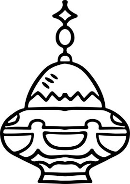 Üzerinde yaprak tasarımı olan bir kupa. Kupa siyah ve beyaz.