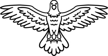 Siyah gagalı ve ayakları havada uçan bir kuş. Kuş gagasında bir dal tutuyor.