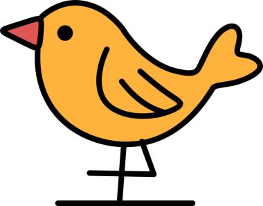 Siyah gagalı ve beyaz kuyruklu bir kuşun siyah beyaz çizimi. Kuş bir çıkıntıda duruyor ve sağa bakıyor.