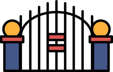 Üzerinde beyaz bir top olan siyah beyaz bir kapı. Kapı metalden yapılmış ve üzerinde bir tasarım var.