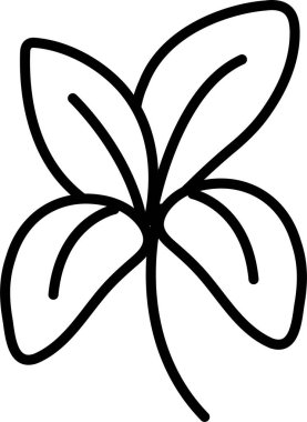 Yapraklı bir bitkinin siyah beyaz çizimi. İzleyici bitkinin doğal güzelliğine kapılırken manzara sakin ve huzurlu.