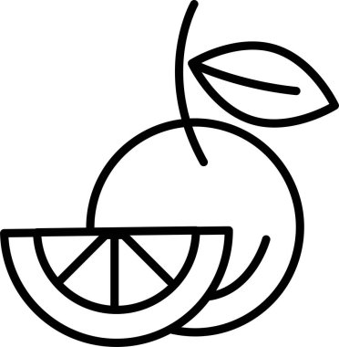 Bir dilim eksik olan siyah beyaz bir limon çizimi. Çizimler tazelik hissi veriyor ve sağlıklı bir atıştırmalığın tadını çıkarma fikri.