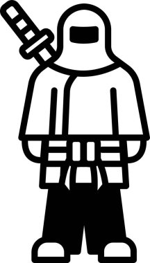 bir Ninja simgesi ya da satır biçimi logosu