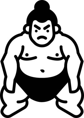 Satır biçiminde bir Sumo simgesi