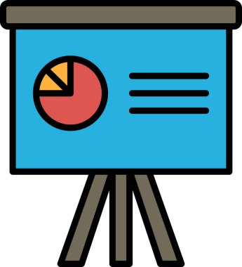 Üzerinde turta grafiği olan siyah beyaz bir tahta. Pasta grafiği dört dilime ayrılır ve en büyük dilimler kurulun çoğunluğunu kaplar.