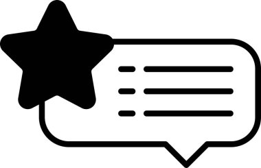 Bir yıldız, kutunun tepesinde bir listeyle birlikte.