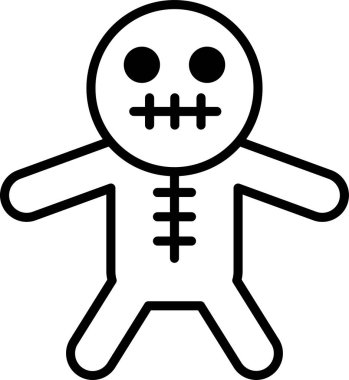 Satır simgesi biçiminde lanetli bir bebek